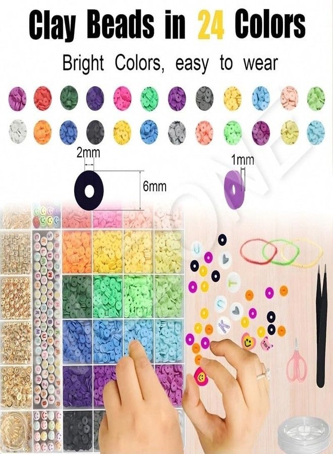 Nilzone Plastic Beads For Kids Crafts Children's Jewelry Making Kit DIY Bracelets Necklace Hairband And Beads For Kids Crafts - Birthday Gift (B.K Design-02),Multi - Image 2